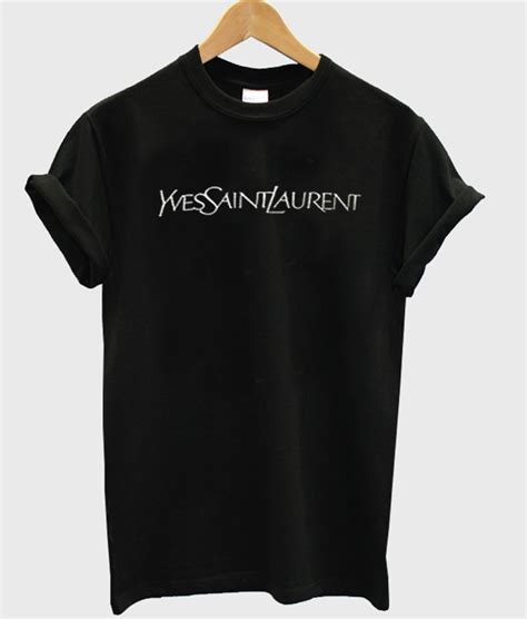 yves saint laurent basic t shirt|Saint Laurent t shirt.